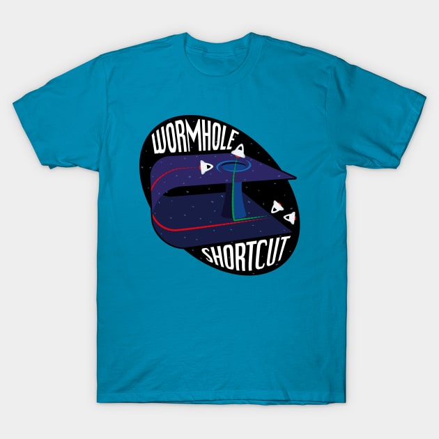 Wormhole - Between two points T-Shirt by Nero Creative